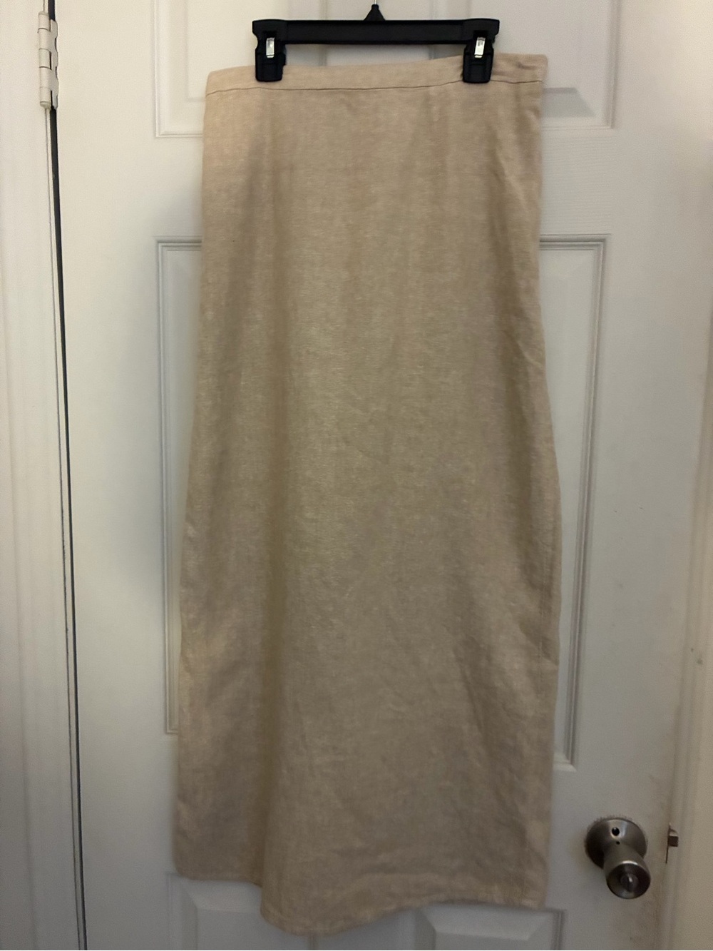 old Navy Linen Neutral Beige Maxi Skirt - Classic A-Line Women’s Skirt